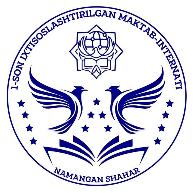 Namangan shahar 1-sonli ixtisoslashtirilgan maktab internati logosi